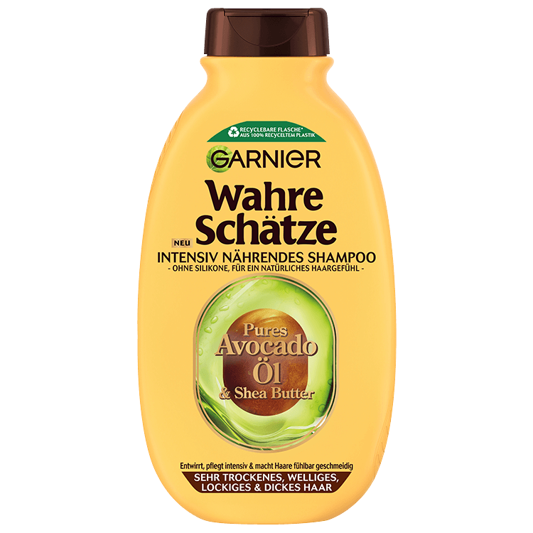 Wahre Schätze Intensiv Nährendes Shampoo Avocado-Öl & Sheabutter - Produktabbildung